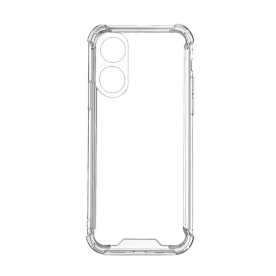 Silicone Hard Corners Case for Oppo A58 5g/A78 5g Transparent